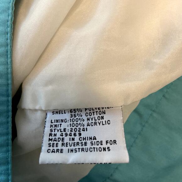 Vintage Mulberry Street Ski Jacket Button Up 90s Retro Collared White Medium - Picture 3 of 4